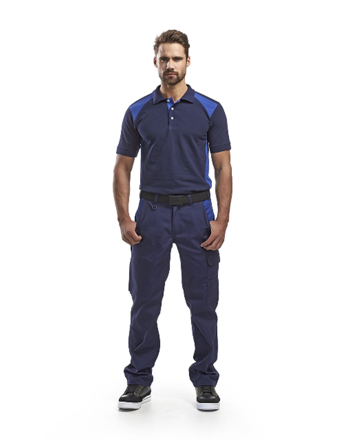 Blaklader Poloshirts 33241050 marineblauw-korenblauw(8985)