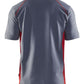 Blaklader Poloshirts 33241050 grijs-rood(9456)
