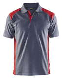 Blaklader Poloshirts 33241050 grijs-rood(9456)