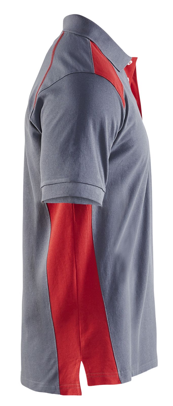 Blaklader Poloshirts 33241050 grijs-rood(9456)