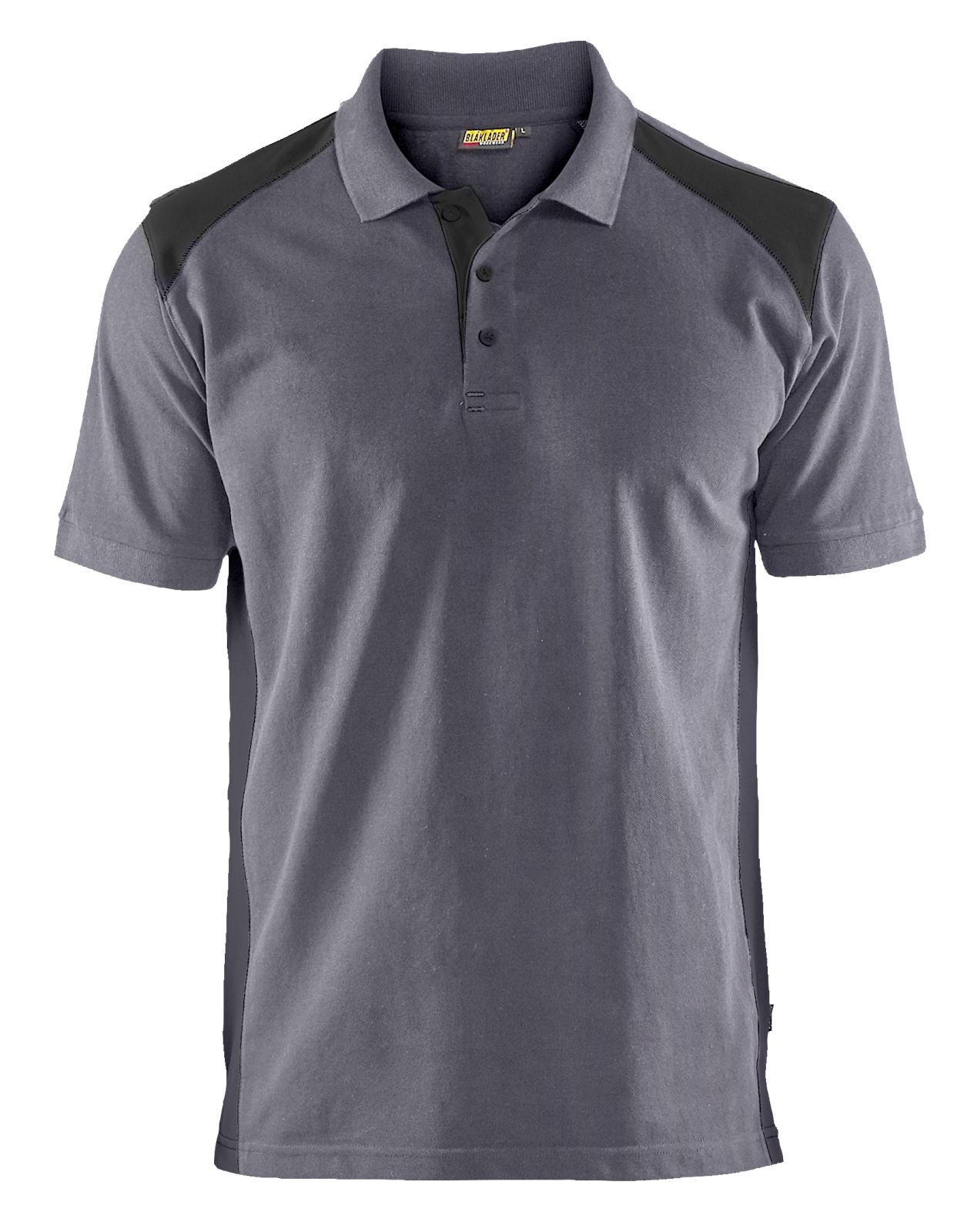 Blaklader Poloshirts 33241050 midden grijs-zwart(9699)
