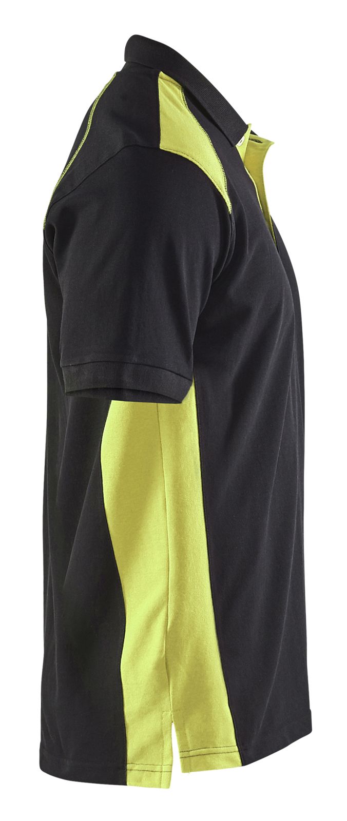 Blaklader Poloshirts 33241050 zwart-geel(9933)