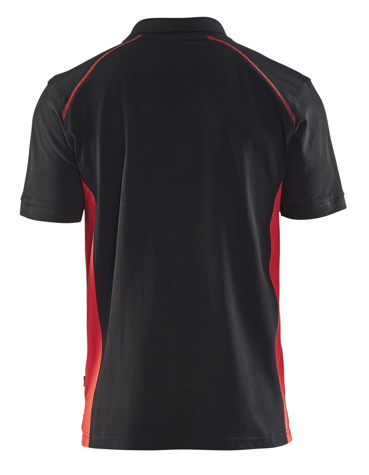 Blaklader Poloshirts 33241050 zwart-rood(9956)
