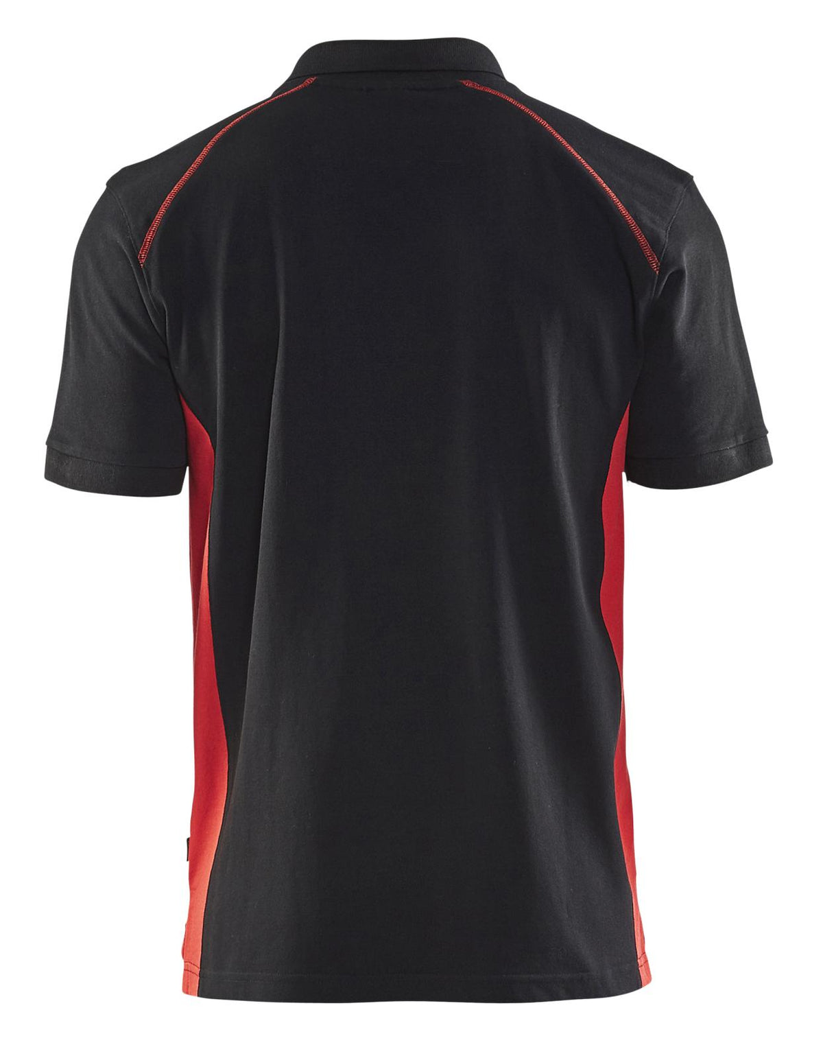 Blaklader Poloshirts 33241050 zwart-rood(9956)