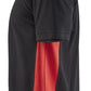 Blaklader Poloshirts 33241050 zwart-rood(9956)