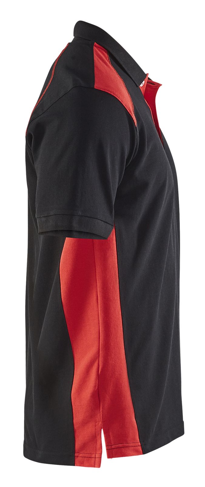 Blaklader Poloshirts 33241050 zwart-rood(9956)