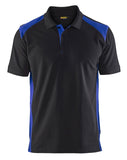 Blaklader Poloshirts 33241050 zwart-korenblauw(9985)