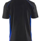 Blaklader Poloshirts 33241050 zwart-korenblauw(9985)