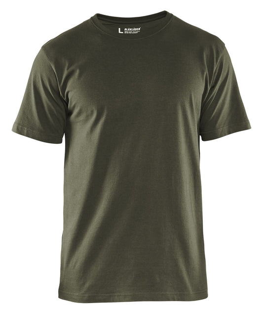 Blaklader T-shirts 33251042 5-pack army groen(4600)