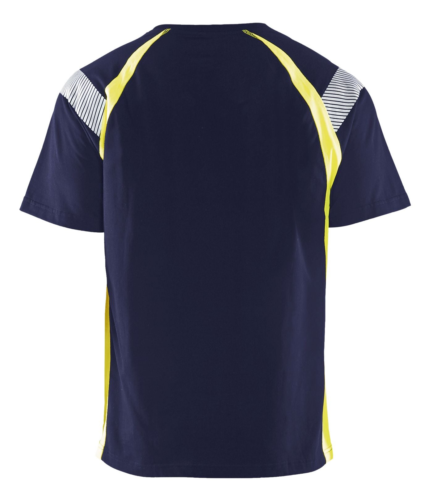 Blaklader T-shirts 33321030 marineblauw-geel(8833)