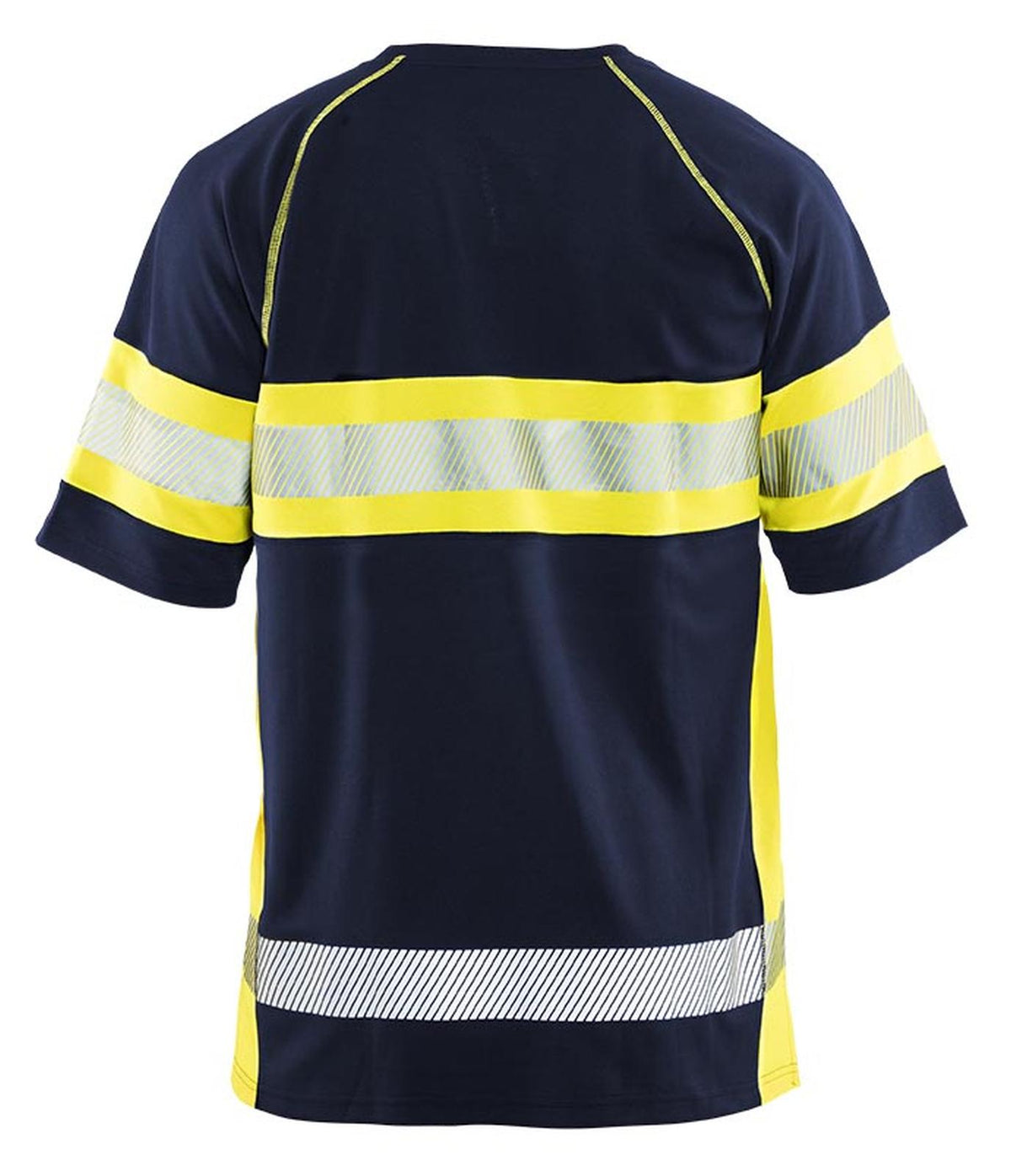 Blaklader T-shirts 33371051 HiVis UPF40+ UV marineblauw-geel(8933)