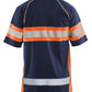 Blaklader T-shirts 33371051 HiVis UPF40+ UV marineblauw-oranje(8953)