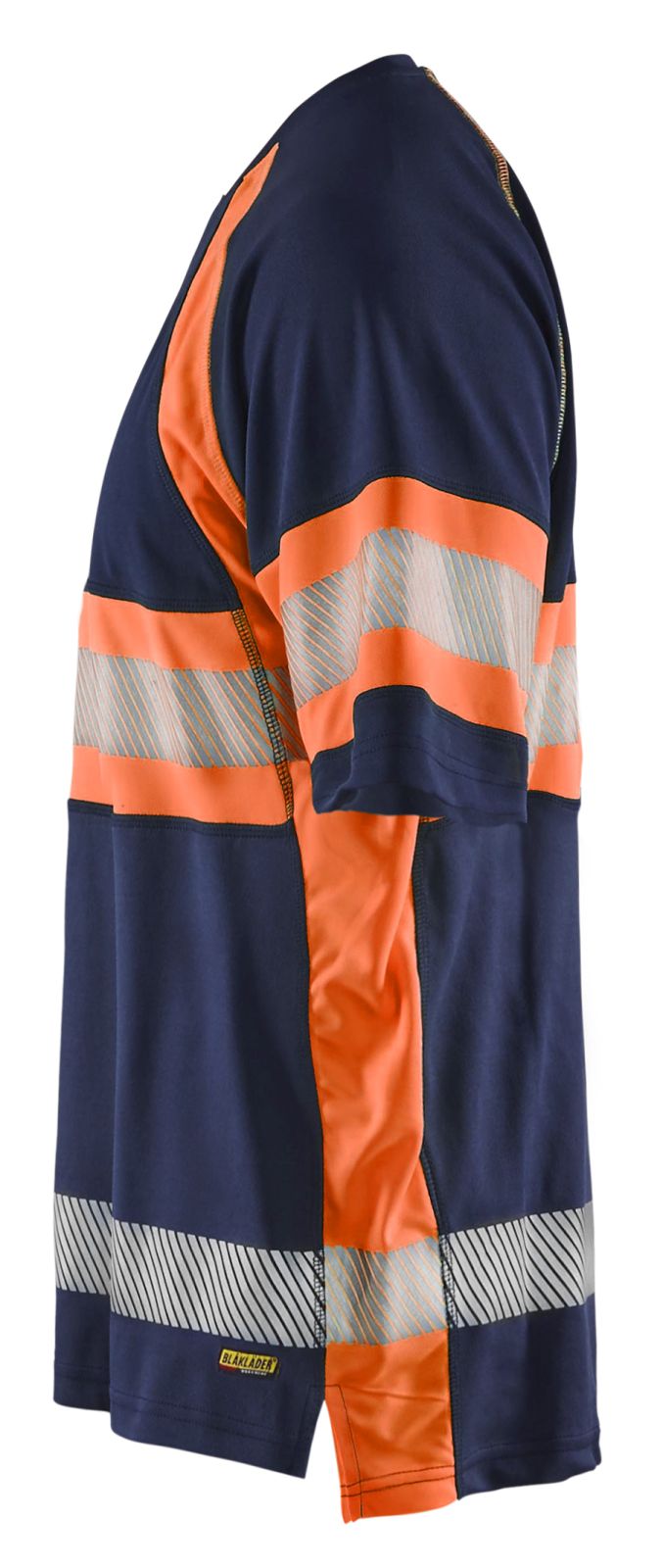 Blaklader T-shirts 33371051 HiVis UPF40+ UV marineblauw-oranje(8953)