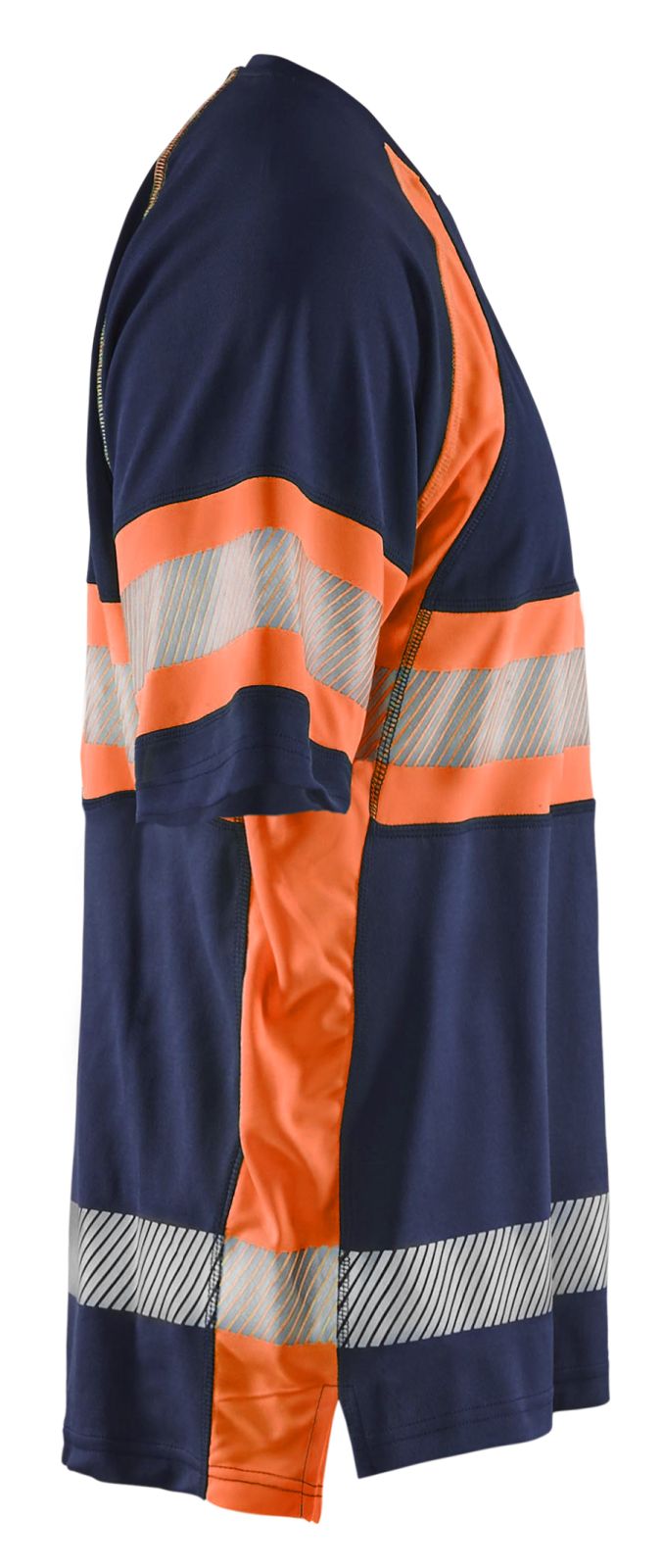 Blaklader T-shirts 33371051 HiVis UPF40+ UV marineblauw-oranje(8953)