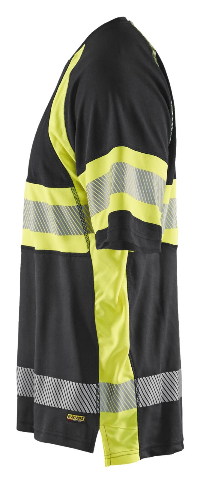 Blaklader T-shirts 33371051 HiVis UPF40+ UV zwart-geel(9933)