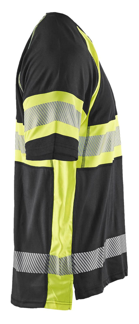 Blaklader T-shirts 33371051 HiVis UPF40+ UV zwart-geel(9933)