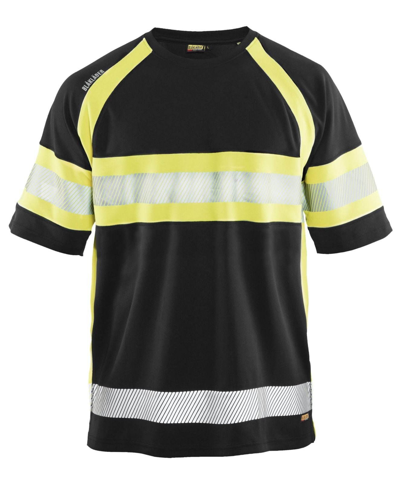 Blaklader T-shirts 33371051 HiVis UPF40+ UV zwart-geel(9933)