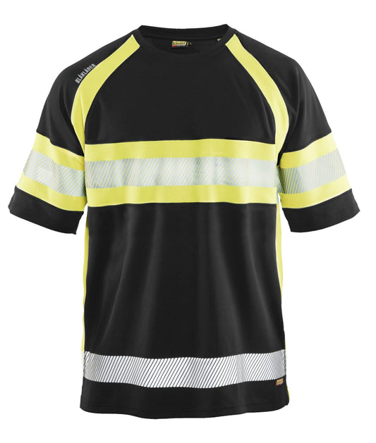 Blaklader T-shirts 33371051 HiVis UPF40+ UV zwart-geel(9933)