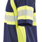 Blaklader Poloshirts 33381051 HiVis marineblauw-geel(8933)