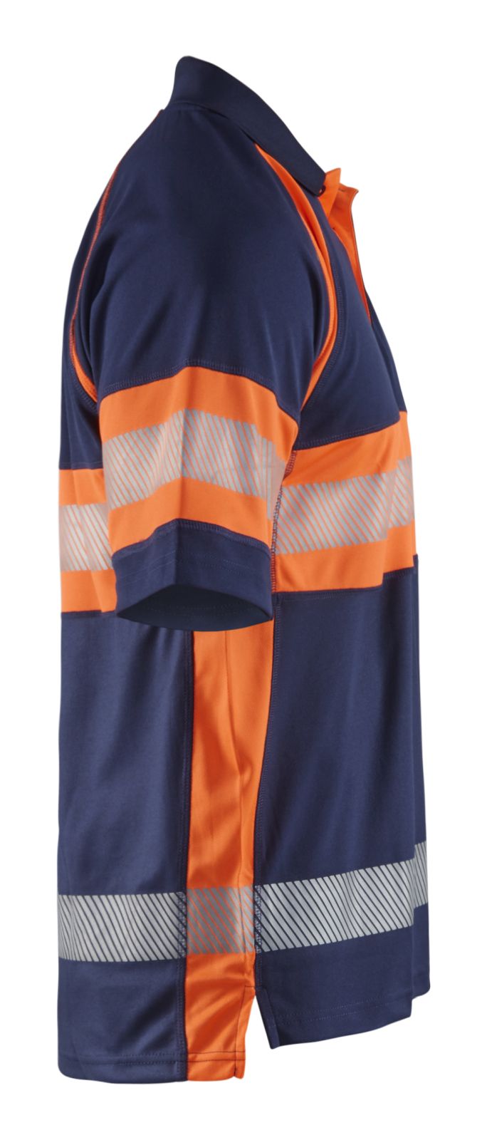 Blaklader Poloshirts 33381051 HiVis marineblauw-oranje(8953)