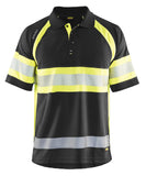 Blaklader Poloshirts 33381051 HiVis zwart-geel(9933)