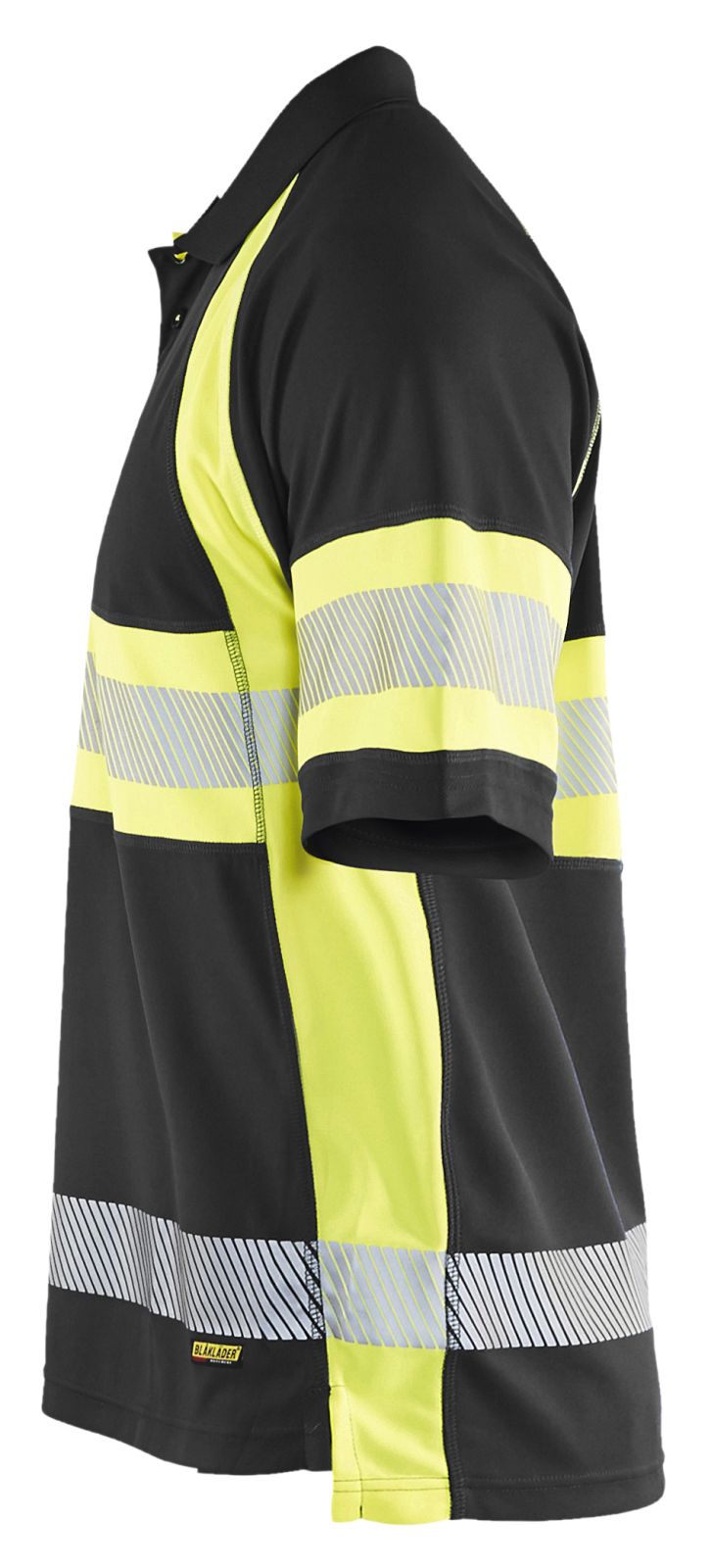 Blaklader Poloshirts 33381051 HiVis zwart-geel(9933)