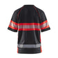 Blaklader Poloshirts 33381051 HiVis zwart-fluo rood(9955)