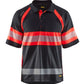 Blaklader Poloshirts 33381051 HiVis zwart-fluo rood(9955)