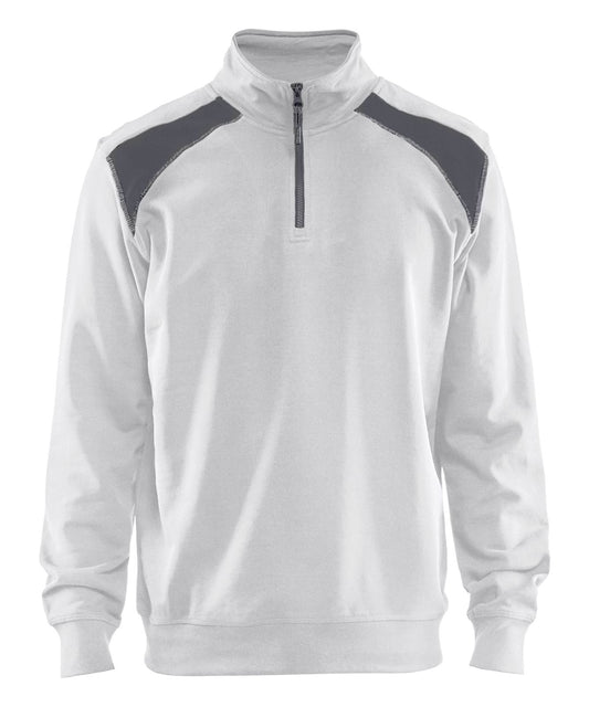 Blaklader Polosweaters 33531158 wit-grijs(1094)