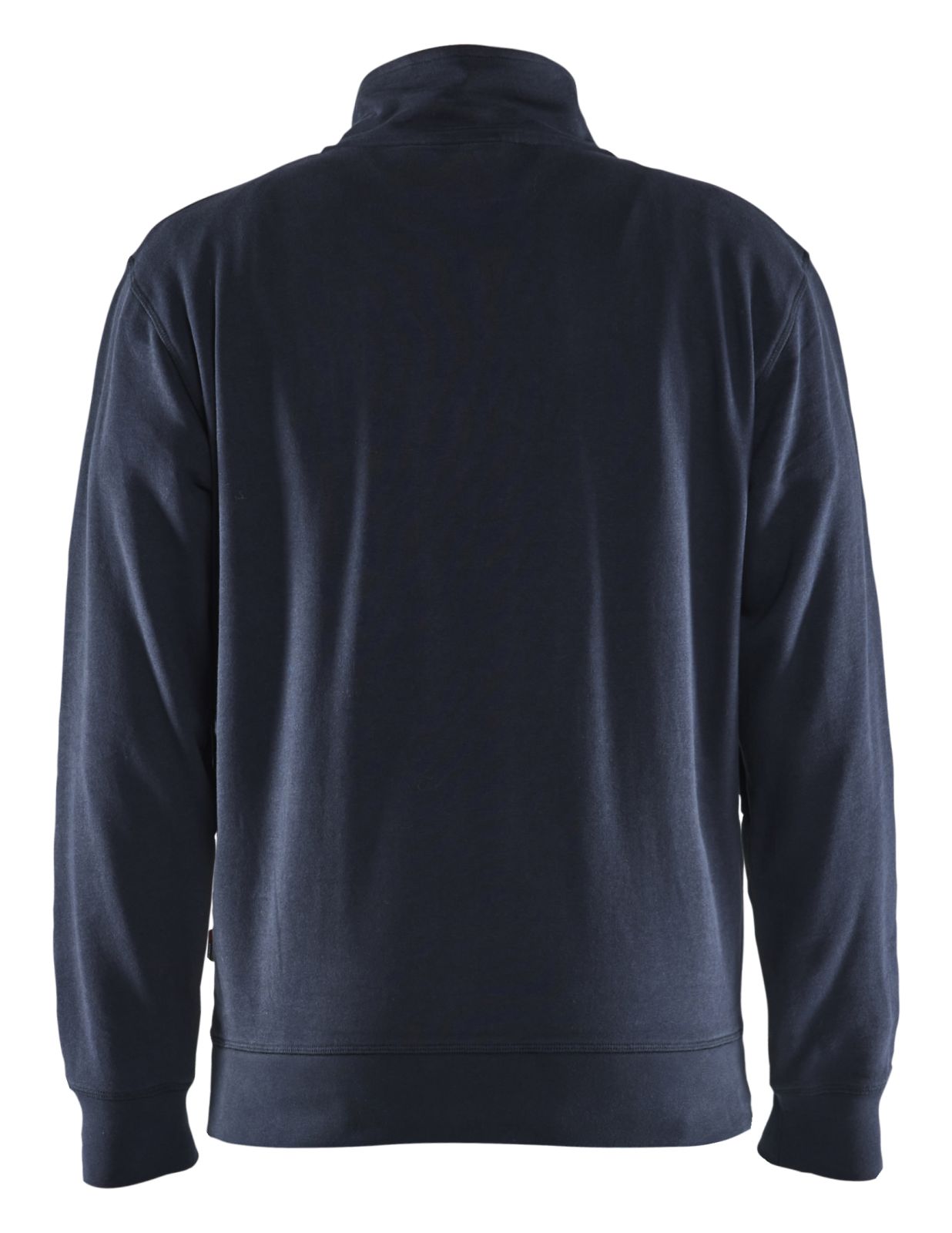 Blaklader Bi-Colour sweaters 33531158 halve rits donker marineblauw-fluo geel(8633)