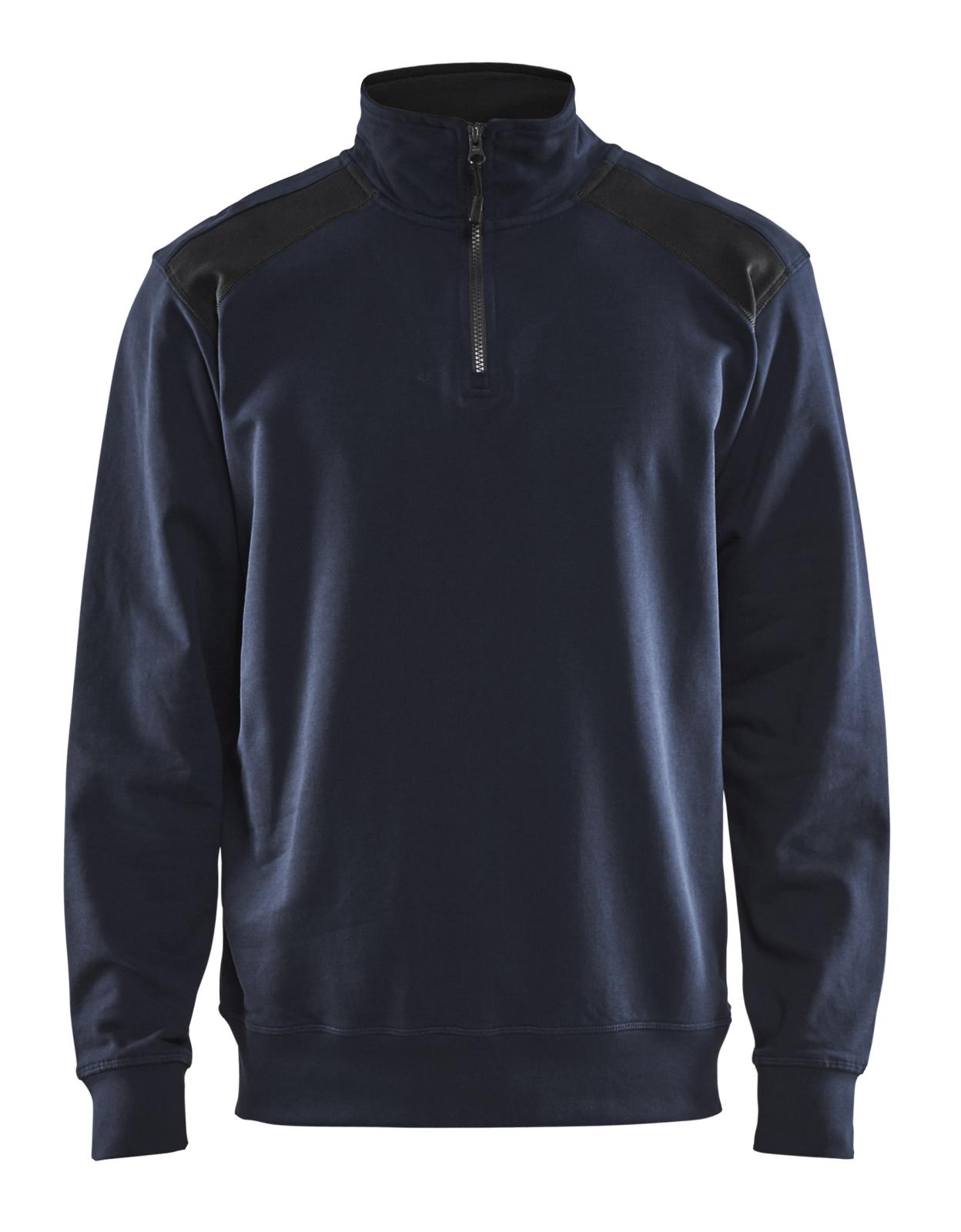 Blaklader Zipsweaters 33531158 donker marineblauw-zwart(8699)