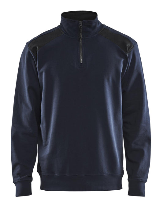 Blaklader Zipsweaters 33531158 donker marineblauw-zwart(8699)