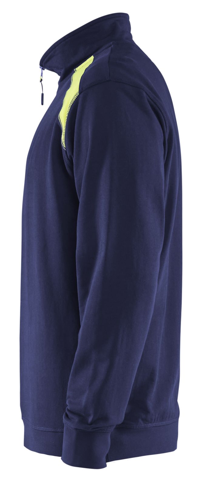 Blaklader Zipsweaters 33531158 marineblauw-geel(8933)