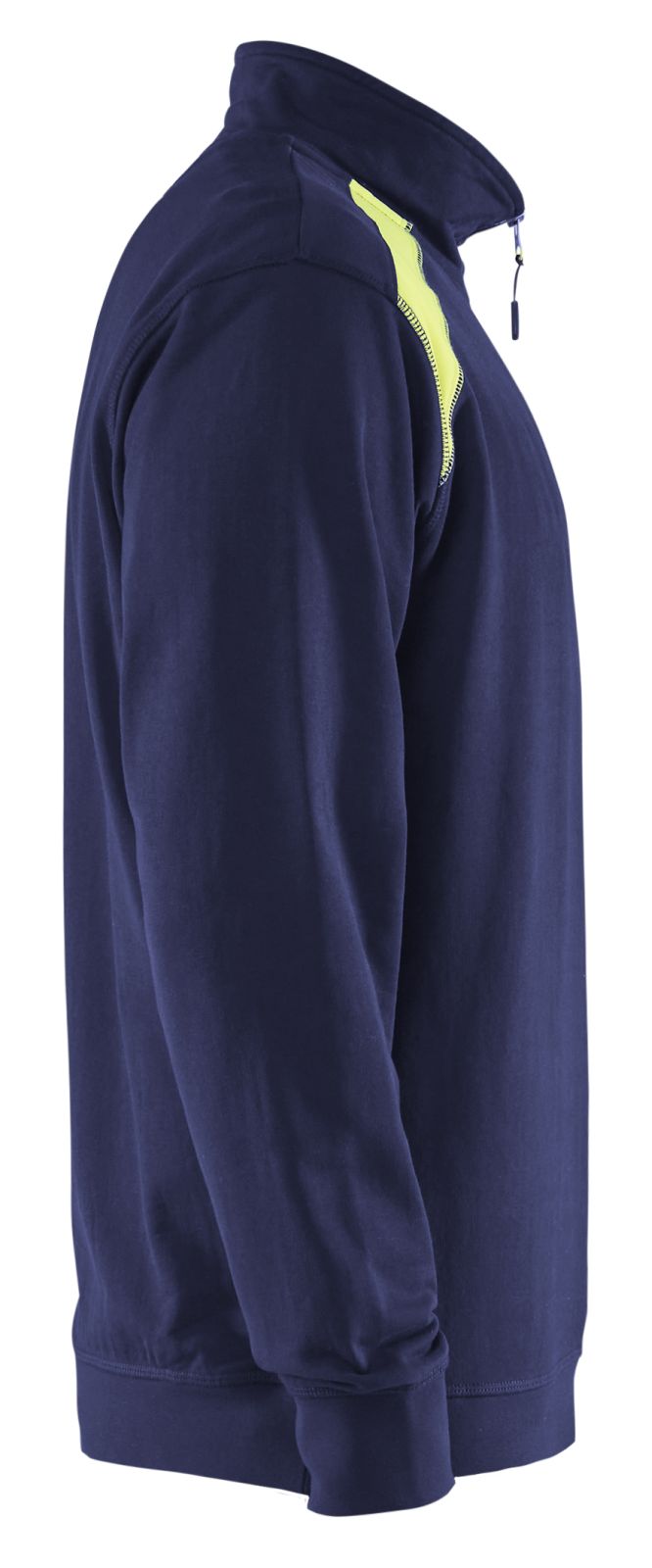 Blaklader Zipsweaters 33531158 marineblauw-geel(8933)