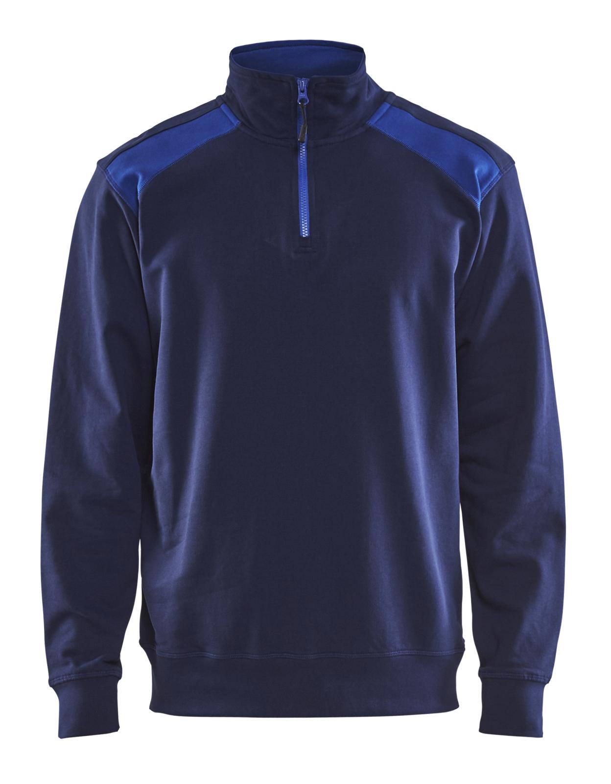 Blaklader Zipsweaters 33531158 marineblauw-korenblauw(8985)