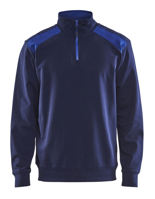 Blaklader Zipsweaters 33531158 marineblauw-korenblauw(8985)