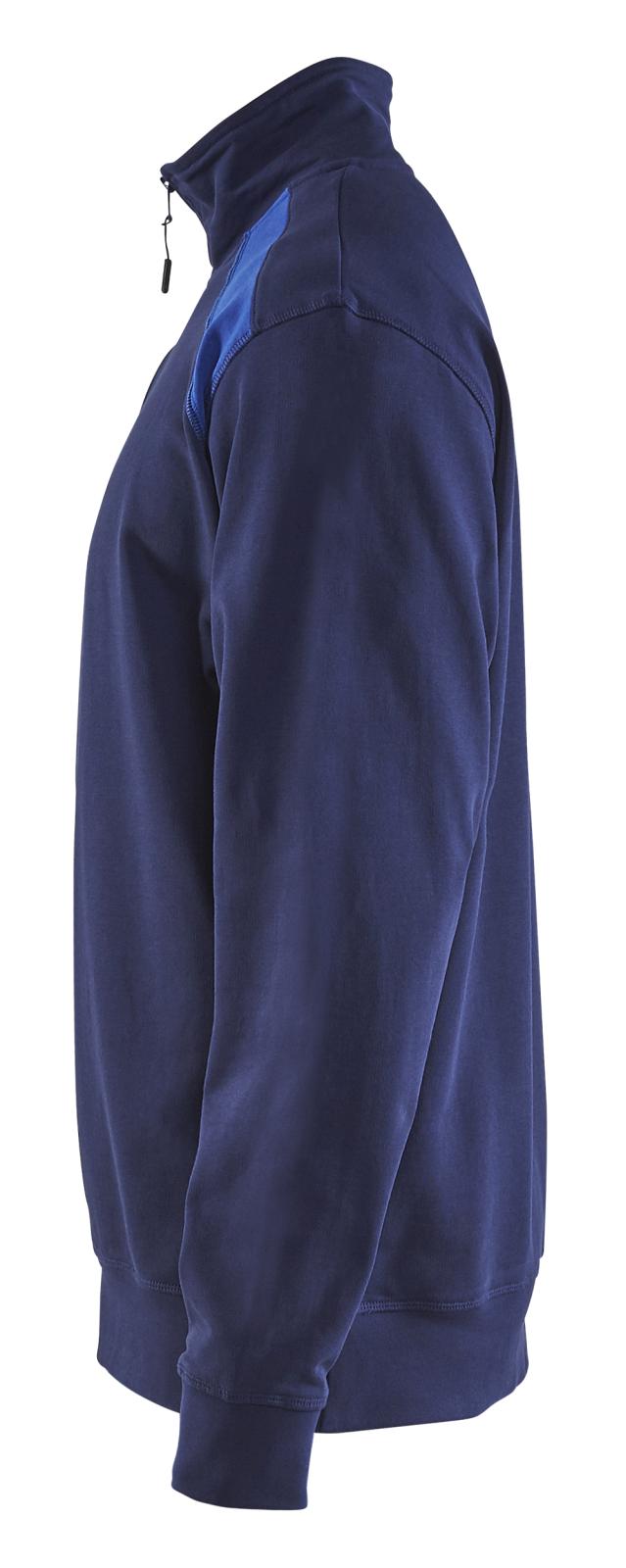 Blaklader Zipsweaters 33531158 marineblauw-korenblauw(8985)