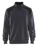 Blaklader Zipsweaters 33531158 midden grijs-zwart(9699)