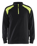 Blaklader Zipsweaters 33531158 zwart-geel(9933)