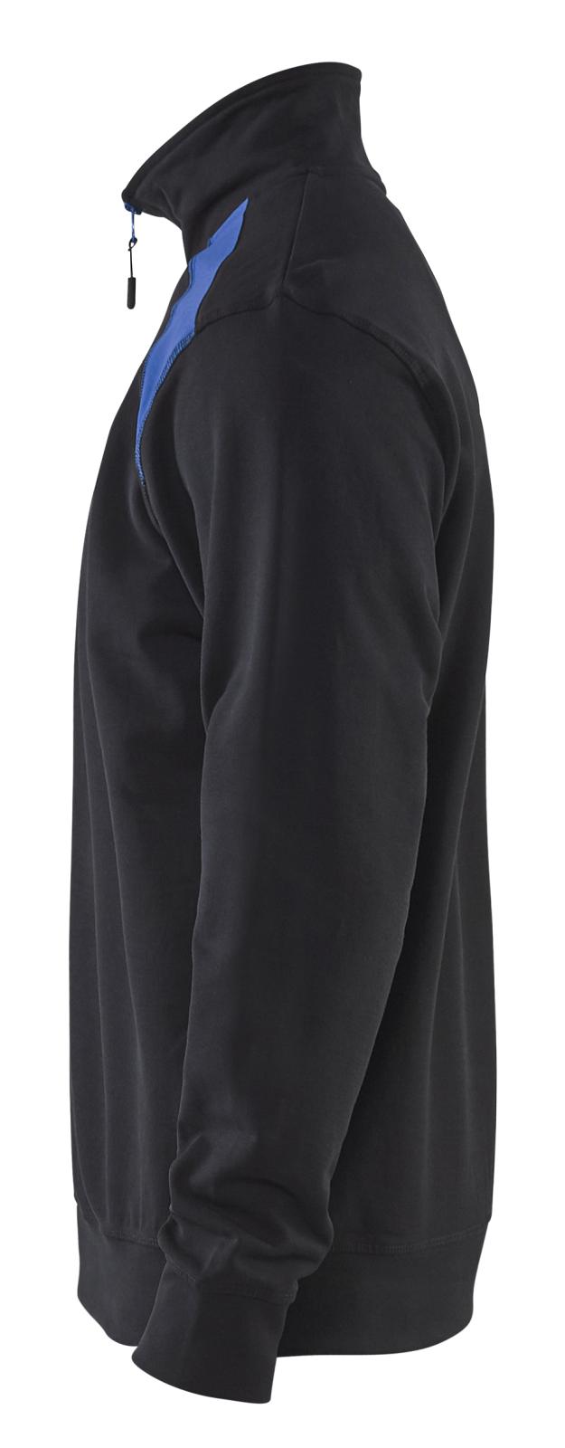 Blaklader Zipsweaters 33531158 zwart-korenblauw(9985)