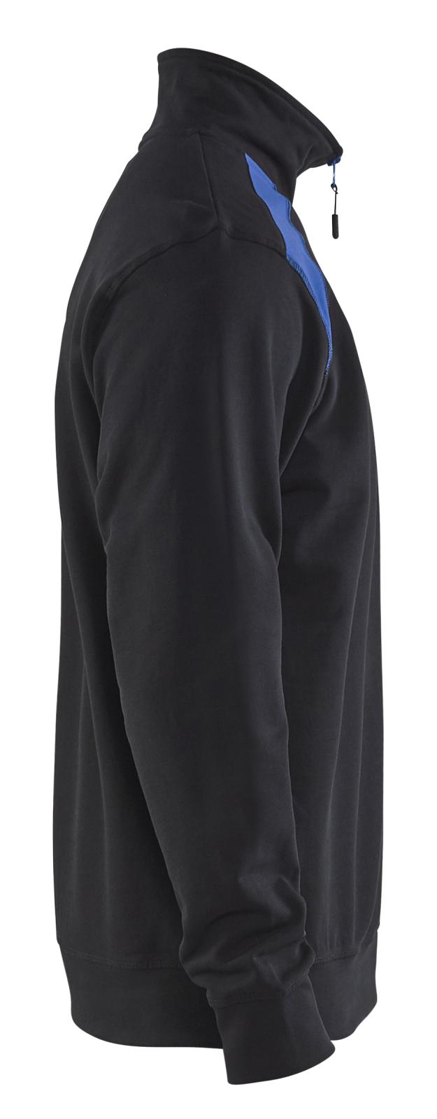Blaklader Zipsweaters 33531158 zwart-korenblauw(9985)