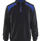 Blaklader Zipsweaters 33531158 zwart-korenblauw(9985)