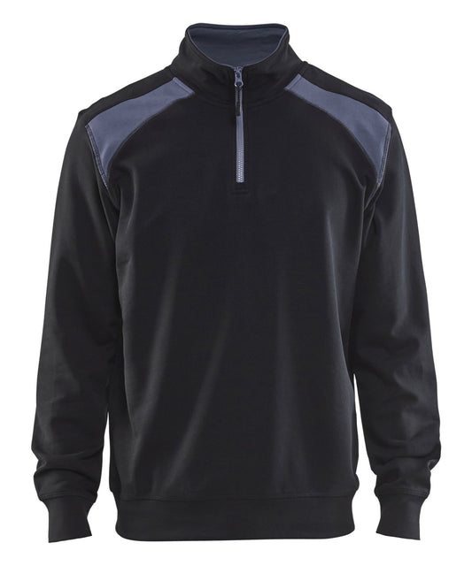 Blaklader Zipsweaters 33531158 zwart-grijs(9994)