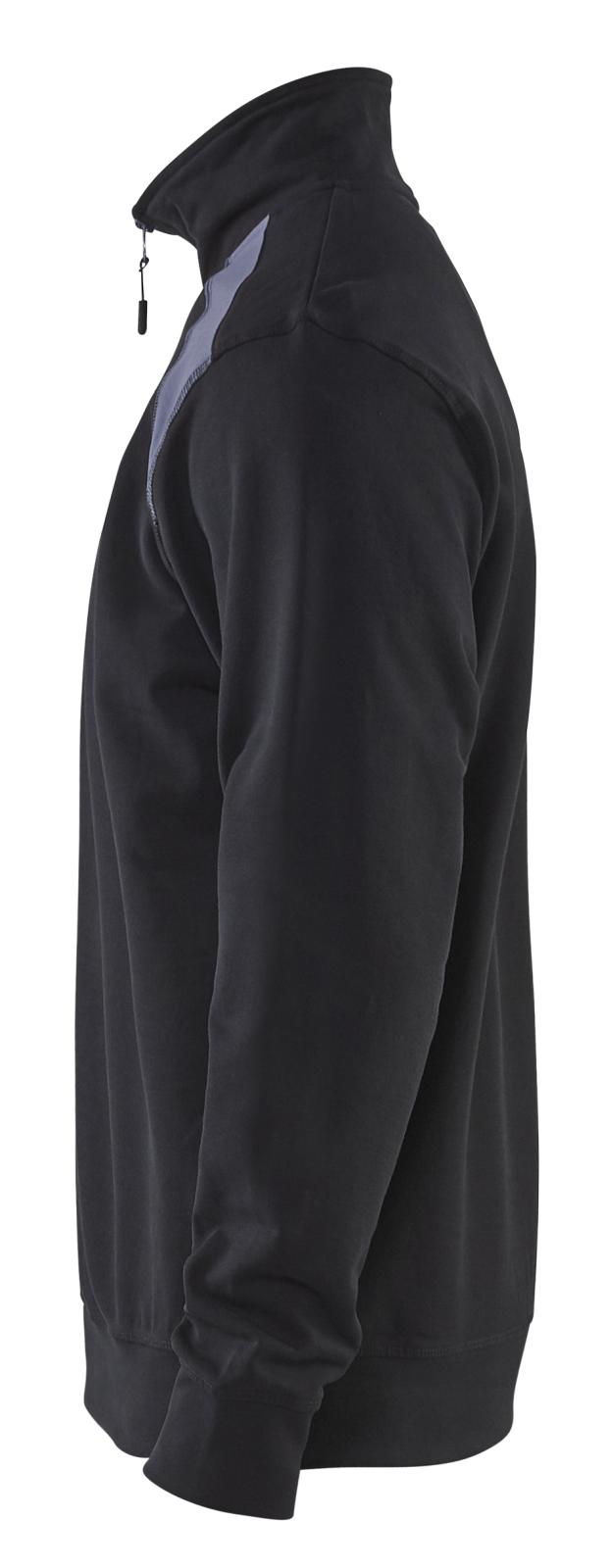 Blaklader Zipsweaters 33531158 zwart-grijs(9994)