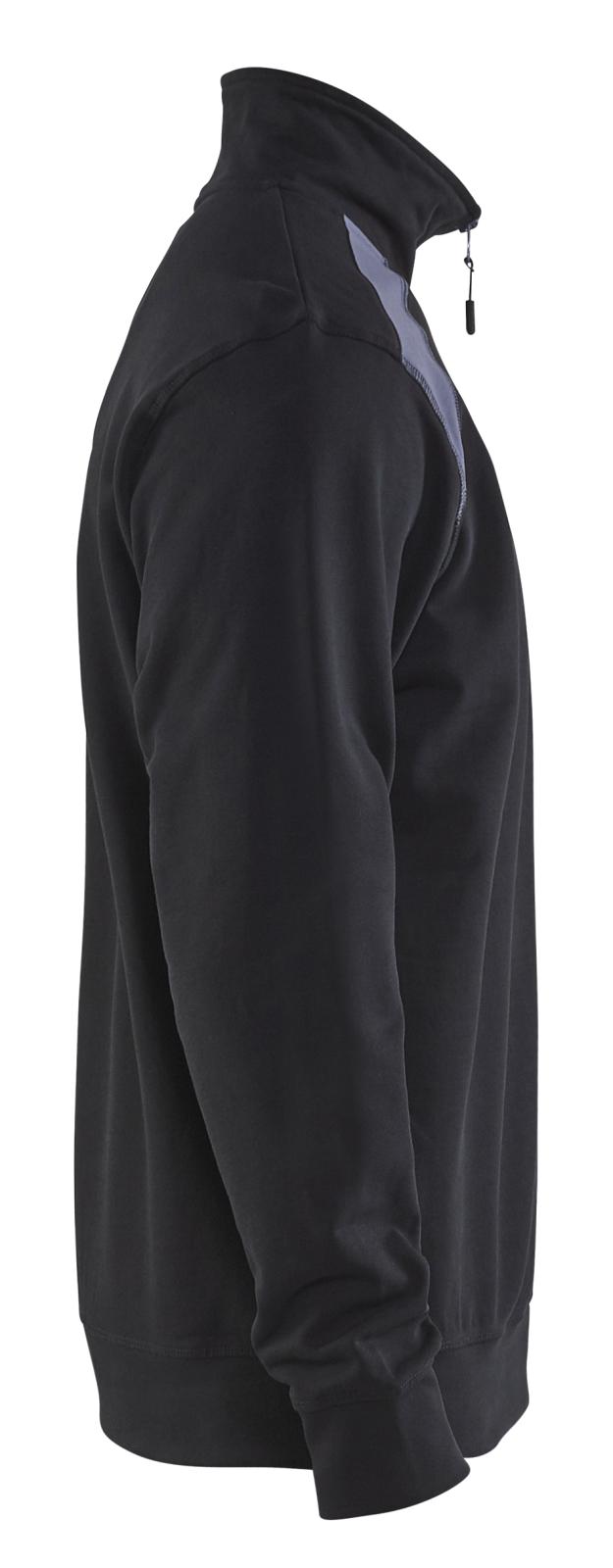 Blaklader Zipsweaters 33531158 zwart-grijs(9994)