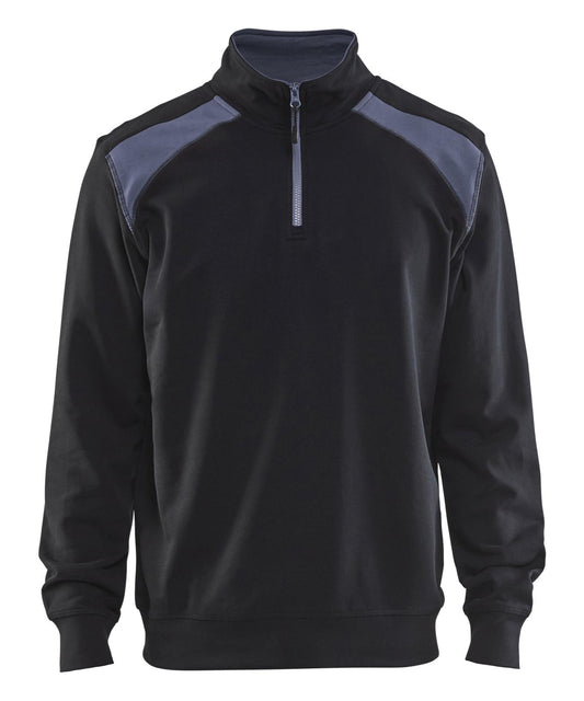 Blaklader Zipsweaters 33531158 zwart-grijs(9994)