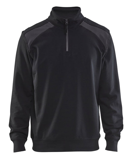 Blaklader Zipsweaters 33531158 zwart-grijs(9998)