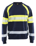 Blaklader Polosweaters 33591158 HiVis marineblauw-geel(8933)