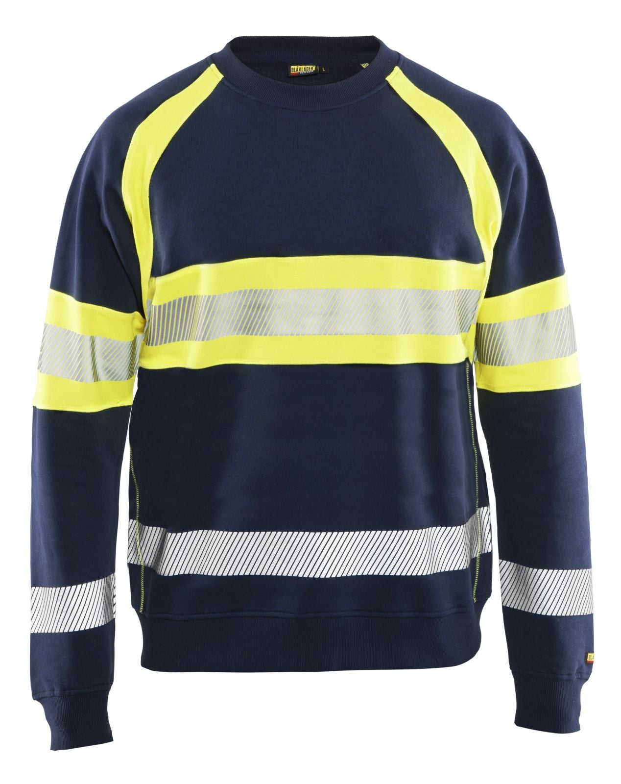 Blaklader Sweaters 33591158 HiVis marineblauw-geel(8933)