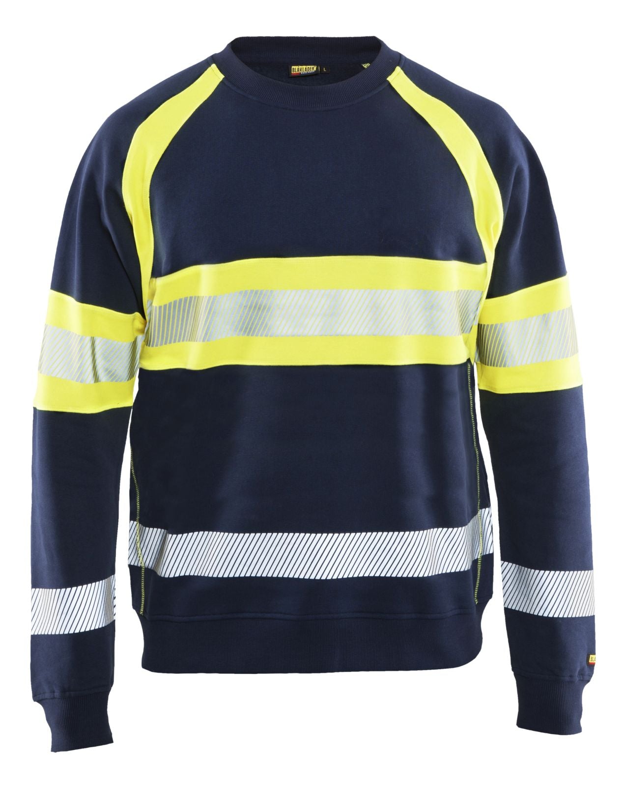 Blaklader Sweaters 33591158 HiVis marineblauw-geel(8933)